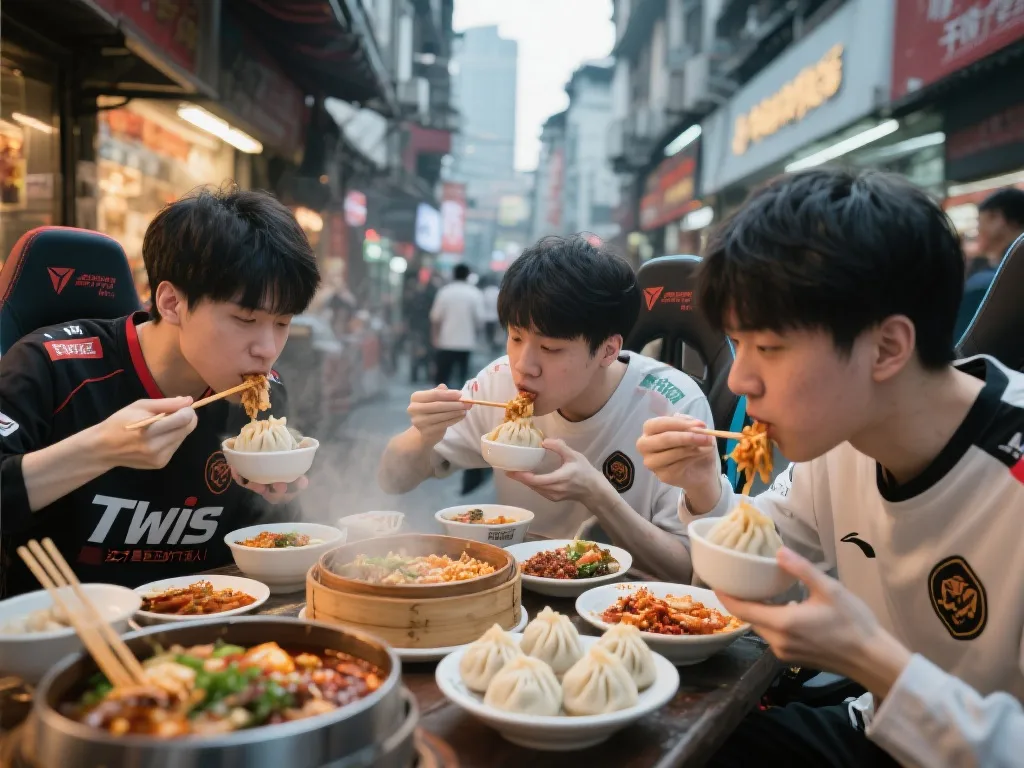 队的交战